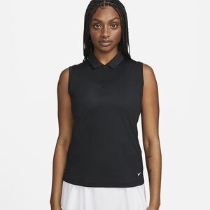Womans Nike Dri-FIT Sleeveless Victory Polo Size Large